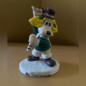 Pound Puppies "Howler" Ceramic Christmas Figurine 1986